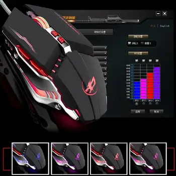 T9 4000 Dpi Professional Wired Gaming Mouse 8 Button Optical USB Computer Mouse Silent Mouse For PC R20
T9 4000 Dpi Professional Wired Gaming Mouse 8 Button Optical USB Computer Mouse Silent Mouse For PC R20