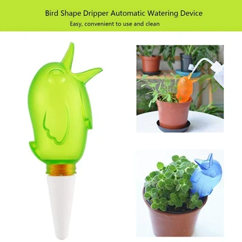 Plant Self Watering Stakes Automatic Spikes Bird Design Irrigation System Clear Plant Waterer HG99
Plant Self Watering Stakes Automatic Spikes Bird Design Irrigation System Clear Plant Waterer HG99