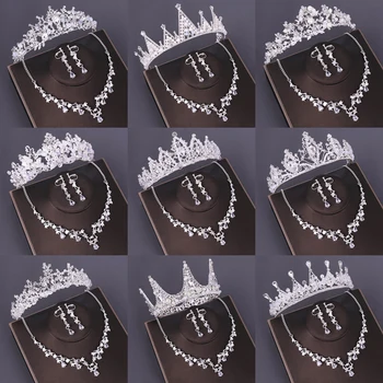 Crown Necklace Earrings Bridal Jewelry Sets Wedding Head Jewelry Crystal Crown Necklace Wedding Jewelry Set For Bride
Crown Necklace Earrings Bridal Jewelry Sets Wedding Head Jewelry Crystal Crown Necklace Wedding Jewelry Set For Bride