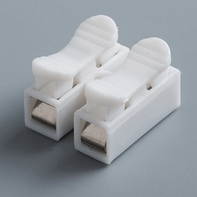 50Pcs Quick Connection Terminal CH-2 LED Ceiling Lamp Dedicated CH-2 2-position Terminal Self-locking Push-type Terminal
50Pcs Quick Connection Terminal CH-2 LED Ceiling Lamp Dedicated CH-2 2-position Terminal Self-locking Push-type Terminal