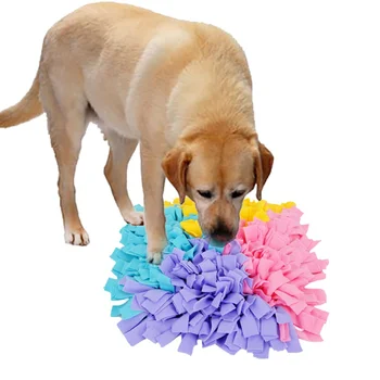Dog Snuffle Mat Hand Woven Dog Sniffing Pad Soft Pet Nose Work Smell Snuffle Mat Training Feeding Foraging Skill Blanket N06
Dog Snuffle Mat Hand Woven Dog Sniffing Pad Soft Pet Nose Work Smell Snuffle Mat Training Feeding Foraging Skill Blanket N06