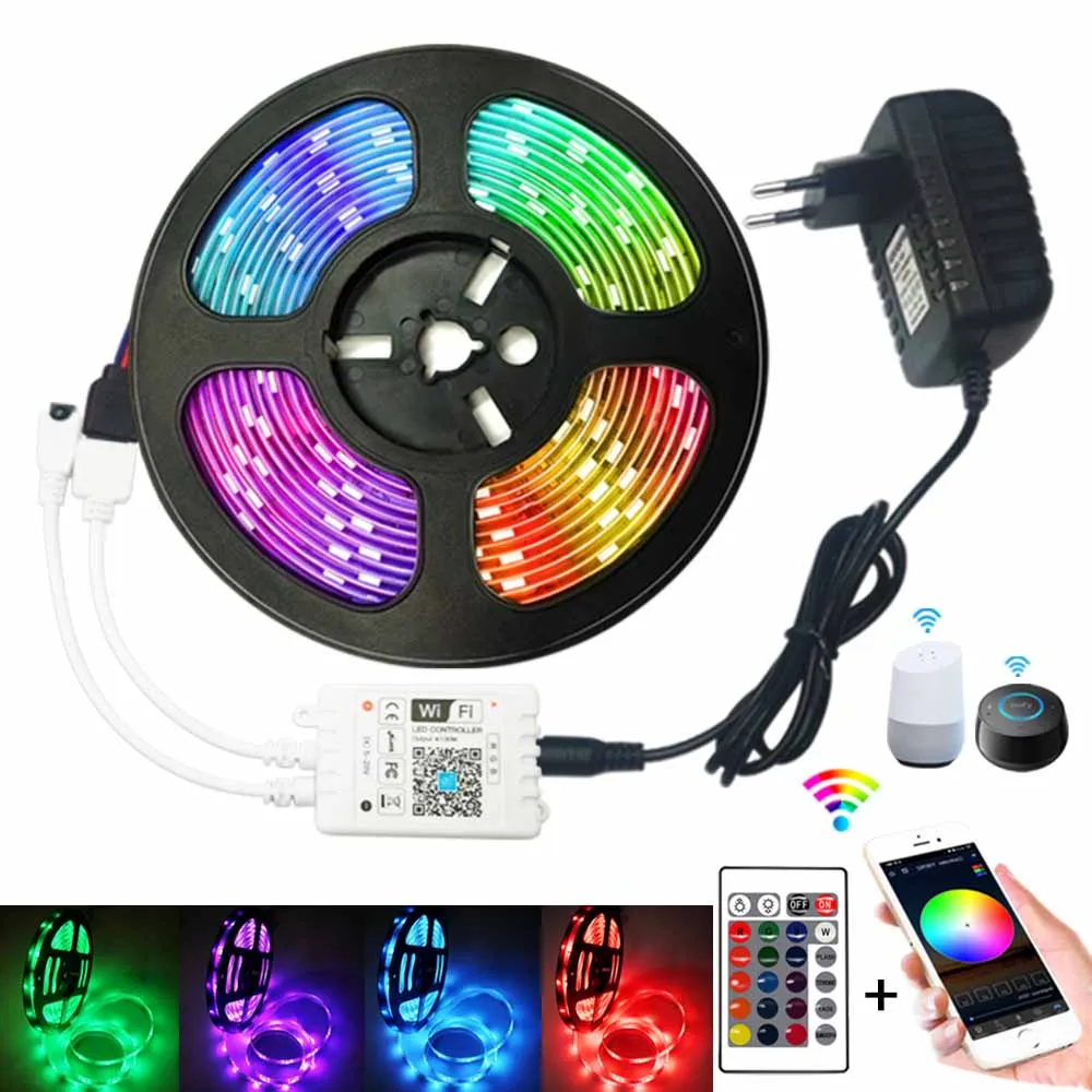 WiFi LED Strip Light 15M 20M RGB Ribbon Waterproof 5M 10M Diode DC 12V Control Decoration For Bedroom
WiFi LED Strip Light 15M 20M RGB Ribbon Waterproof 5M 10M Diode DC 12V Control Decoration For Bedroom