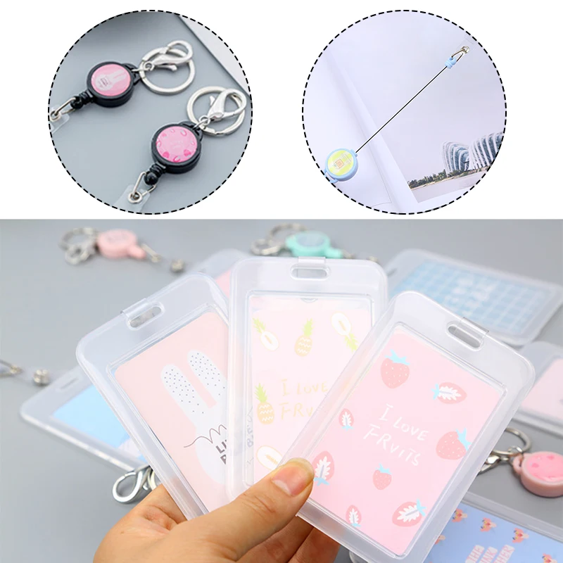 New Cute Cartoon Retractable Badge Card Holder Nurse Doctor Exhibition Pull Key ID Name Card Badge Holder School Office Supplies
New Cute Cartoon Retractable Badge Card Holder Nurse Doctor Exhibition Pull Key ID Name Card Badge Holder School Office Supplies