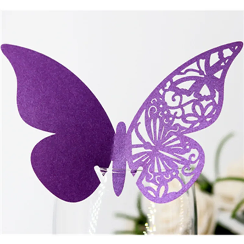 10 Piece Butterfly Laser Cut Paper Place Card / Escort Card / Cup Card/ Wine Glass Card For Wedding Party Decoration
10 Piece Butterfly Laser Cut Paper Place Card / Escort Card / Cup Card/ Wine Glass Card For Wedding Party Decoration