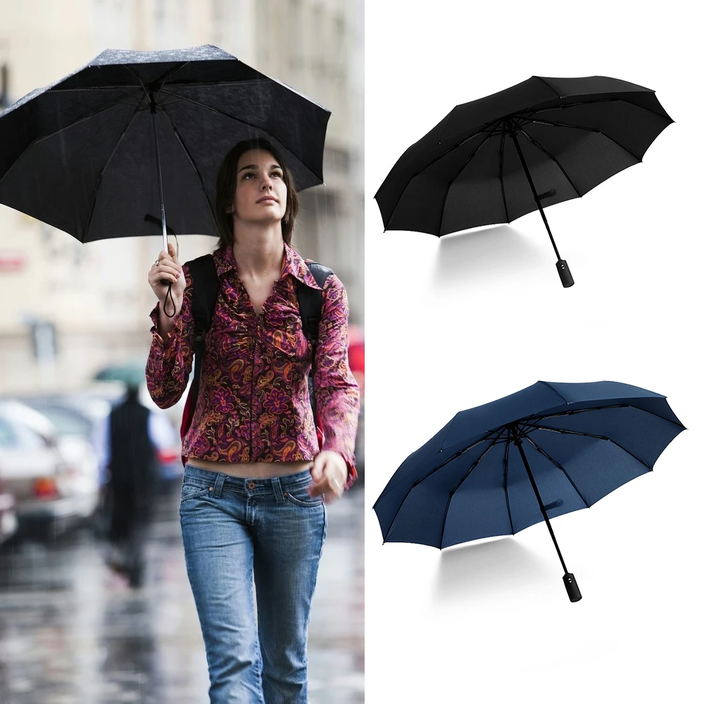 Strong Wind Resistant Folding Automatic Umbrella Multifunction Legthened Handle With Auto Open Close Button Camping Umbrella
Strong Wind Resistant Folding Automatic Umbrella Multifunction Legthened Handle With Auto Open Close Button Camping Umbrella
