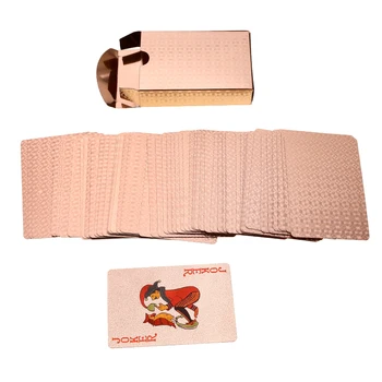 3 Style Waterproof Durable Rose Gold Playing Cards Foil Poker Set Board Game Magic Cards Gift Collection 57x87mm
3 Style Waterproof Durable Rose Gold Playing Cards Foil Poker Set Board Game Magic Cards Gift Collection 57x87mm