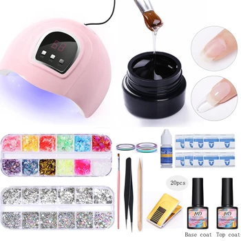 6W/36W UV Led lamp 5g Nail Extension Gel Nail Polish Set For UV Gel Semi-transparent Build Gel Nail Finger Extension Art
6W/36W UV Led lamp 5g Nail Extension Gel Nail Polish Set For UV Gel Semi-transparent Build Gel Nail Finger Extension Art