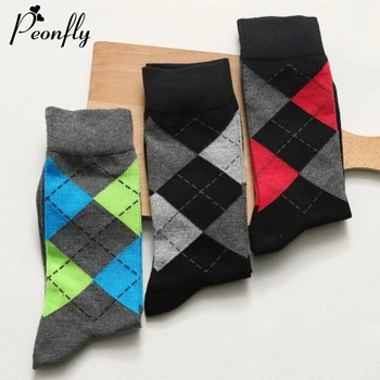 PEONFLY 3pairs/lot Men Combed Cotton Socks Casual Colorful Dress Happy Socks Striped Plaid Comfort Harajuku Socks For Bussiness 
PEONFLY 3pairs/lot Men Combed Cotton Socks Casual Colorful Dress Happy Socks Striped Plaid Comfort Harajuku Socks For Bussiness
