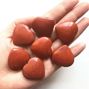 30mm Natural Red Jasper Heart Shaped Stone Crystal Hand Carved Palm Healing Gemstones Natural Quartz Crystals 1PC
30mm Natural Red Jasper Heart Shaped Stone Crystal Hand Carved Palm Healing Gemstones Natural Quartz Crystals 1PC
