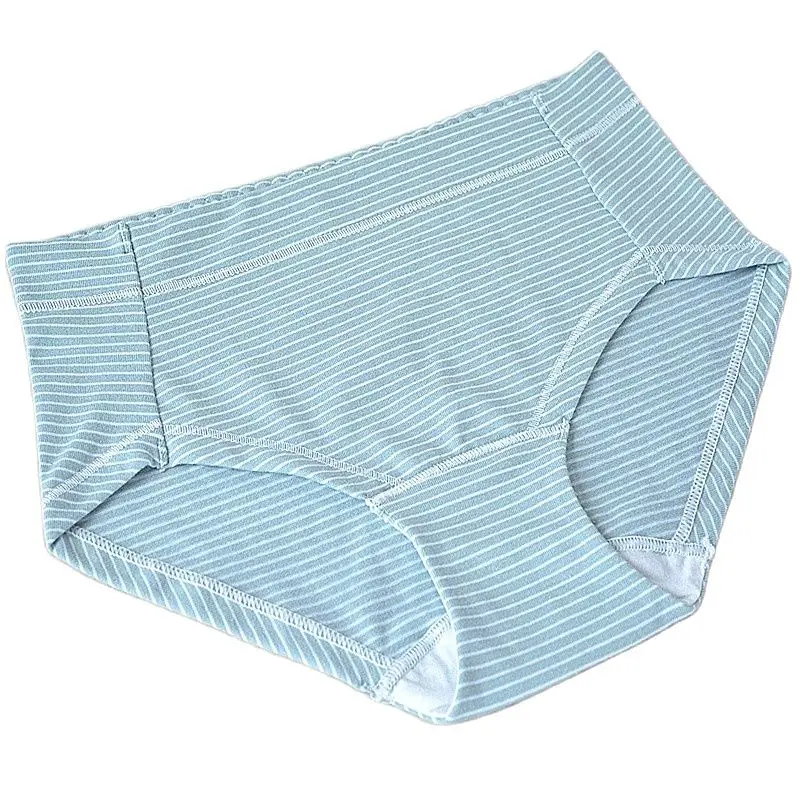 Market Store Women's Cotton Panties Comfortalbe Lingerie Mid-Rise Striped Briefs Ladies Underwear for Female Girl Sexy Panties 
Market Store Women's Cotton Panties Comfortalbe Lingerie Mid-Rise Striped Briefs Ladies Underwear for Female Girl Sexy Panties