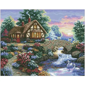 Twilight Bridge patterns Counted Cross Stitch 11CT 14CT 18CT DIY Chinese Cross Stitch Kits Embroidery Needlework Sets
Twilight Bridge patterns Counted Cross Stitch 11CT 14CT 18CT DIY Chinese Cross Stitch Kits Embroidery Needlework Sets