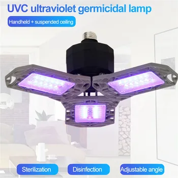 60W E27 Lighting Sterilization Dual-use UVC Disinfection Lamp Folding Lamp Garage Light Remote Control Version UV Sterilizer 
60W E27 Lighting Sterilization Dual-use UVC Disinfection Lamp Folding Lamp Garage Light Remote Control Version UV Sterilizer