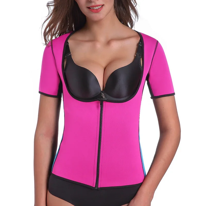 Bodysuit Women Slimming Zipper Waist Trainer Body Shaper Waist Support Workout Shapewear Corset Sweat Vest Corset 
Bodysuit Women Slimming Zipper Waist Trainer Body Shaper Waist Support Workout Shapewear Corset Sweat Vest Corset