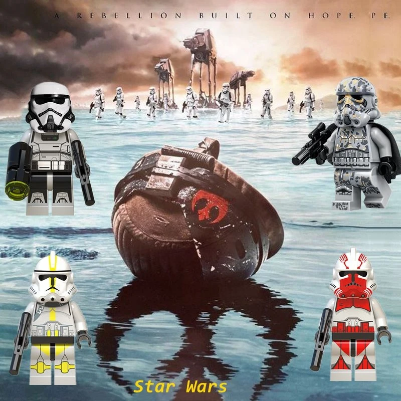 Star Wars Clone Troopers C3PO Leia Princess Even Piell Master Yoda Darth Vader Finn Building Blocks Toys For Children
Star Wars Clone Troopers C3PO Leia Princess Even Piell Master Yoda Darth Vader Finn Building Blocks Toys For Children