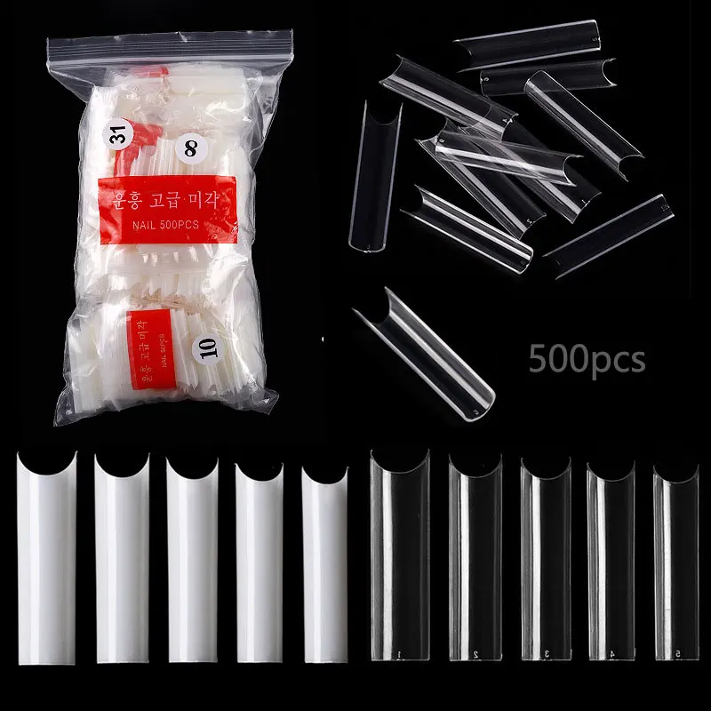 500Pcs Nail Extension Tool Transparent Natural Color False Nail Hose False Nail Acrylic No. 10 Nail Salon Supplies and Tools
500Pcs Nail Extension Tool Transparent Natural Color False Nail Hose False Nail Acrylic No. 10 Nail Salon Supplies and Tools