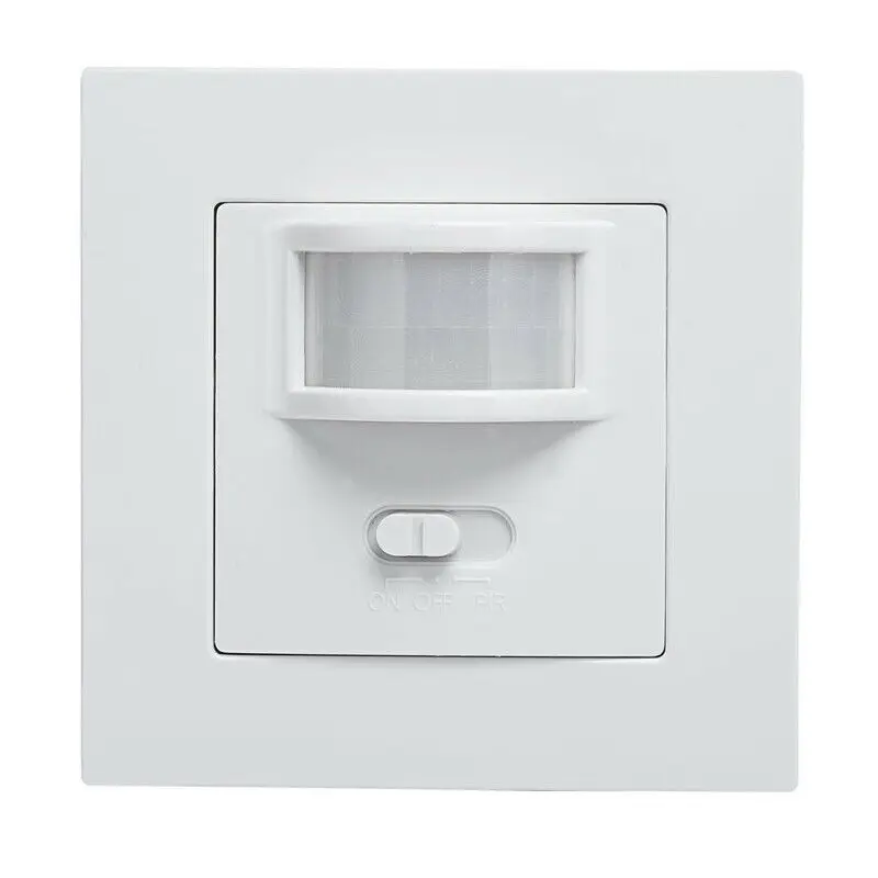 AC 110V-240V Infrared PIR Body Motion Sensor Switch Wall Mount Control Light Automatic Module Light On Off Switch White
AC 110V-240V Infrared PIR Body Motion Sensor Switch Wall Mount Control Light Automatic Module Light On Off Switch White