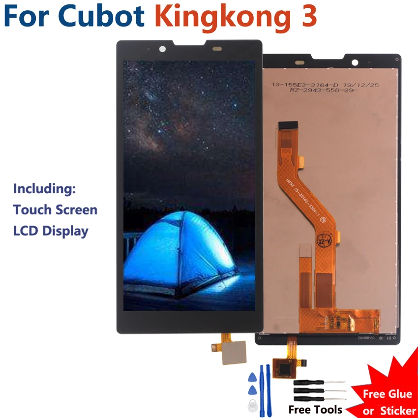 Original LCD For Cubot Kingkong 3 Display Touch Screen LCD Display Digitizer Assembly For Cubot Kingkong 3 LCD Replacement
Original LCD For Cubot Kingkong 3 Display Touch Screen LCD Display Digitizer Assembly For Cubot Kingkong 3 LCD Replacement