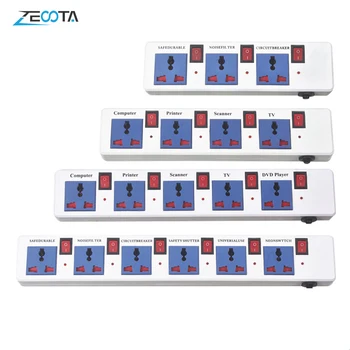 Power Strip 3/4/5/6 AC Socket Extension Cord 1.8m Individual Switched Overload Protection Universal Indicator Light 1500W/10A
Power Strip 3/4/5/6 AC Socket Extension Cord 1.8m Individual Switched Overload Protection Universal Indicator Light 1500W/10A