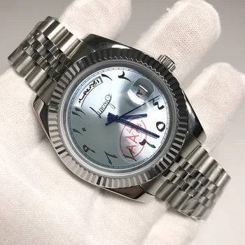 Arabic numerals 40mm size AAA day Men Luxury Watch Date Automatic Mechanical glide smooth second hand
Arabic numerals 40mm size AAA day Men Luxury Watch Date Automatic Mechanical glide smooth second hand