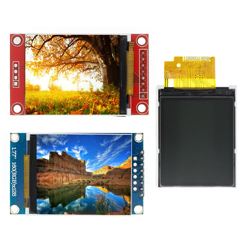 D02 1.77 1.8 inch TFT LCD Module LCD Screen SPI serial 51 drivers 4 IO driver TFT Resolution 128*160 1.8 inch TFT interface
D02 1.77 1.8 inch TFT LCD Module LCD Screen SPI serial 51 drivers 4 IO driver TFT Resolution 128*160 1.8 inch TFT interface