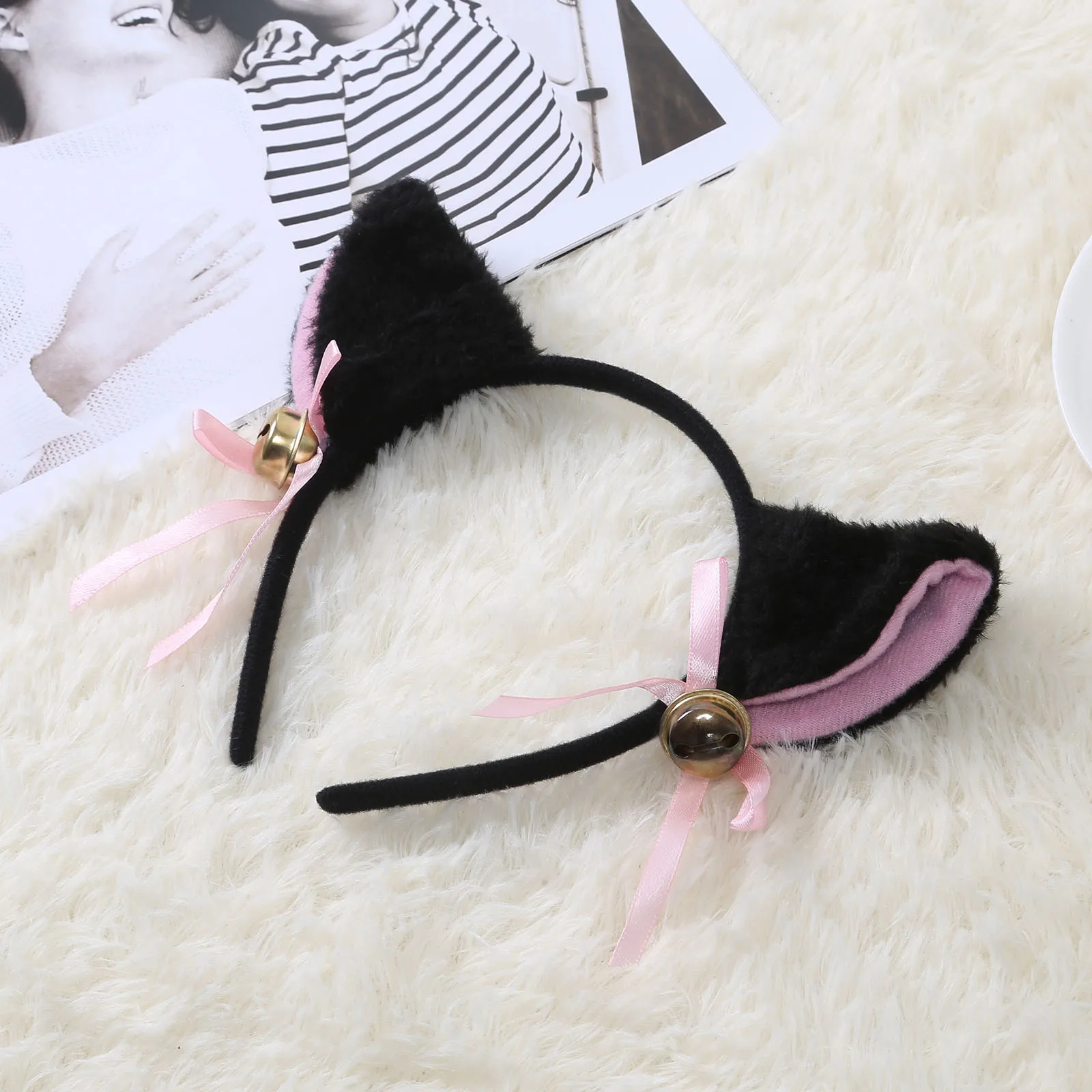 Cosplay&ware Pink Masquerade Christmas Cat Ears Cosplay Ear Anime Party Costume Bow Tie Bell Headwear Kawaii Beautiful Headband 15 Cosplay&ware Pink Masquerade Christmas Cat Ears Cosplay Ear Anime Party Costume Bow Tie Bell Headwear Kawaii Beautiful Headband -Zentai shop online H08df58f59a2349ea81e373594ebfe71cA.jpg