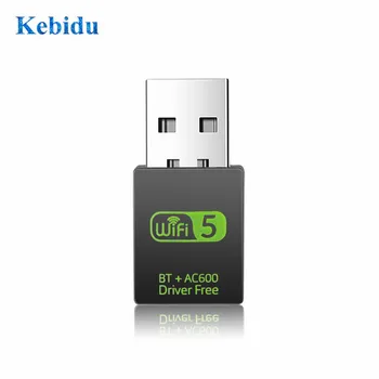 KEBIDU 600Mbps USB WiFi Adapter Receiver Network Card 2.4G Wireless WiFi Bluetooth 4.0 Adapter Transmitter 802.11b/n/g
KEBIDU 600Mbps USB WiFi Adapter Receiver Network Card 2.4G Wireless WiFi Bluetooth 4.0 Adapter Transmitter 802.11b/n/g