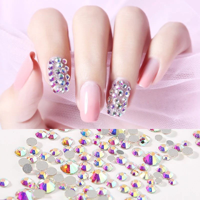 RIKONKA 1Box 3D DIY Holographic Jewelry Nail Crystals Decals Gems Rhinestones Colorful Mixed Size Nail Art Diamond Decorations 
RIKONKA 1Box 3D DIY Holographic Jewelry Nail Crystals Decals Gems Rhinestones Colorful Mixed Size Nail Art Diamond Decorations