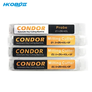 HKOBDII Xhorse Dolphin CONDOR 007 XC MINI Automatic Key Cutting Machines End Milling Cutter Carbide Drill Bit 1.0/1.5/2.0/2.5mm 
HKOBDII Xhorse Dolphin CONDOR 007 XC MINI Automatic Key Cutting Machines End Milling Cutter Carbide Drill Bit 1.0/1.5/2.0/2.5mm
