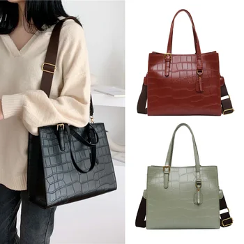 Fashoin Pu Leather Women Handbag Luxury Big Shoulder Bags For Women 2019 Tote Bag Ladies Large Messenger Bag Designer Dress Bags
Fashoin Pu Leather Women Handbag Luxury Big Shoulder Bags For Women 2019 Tote Bag Ladies Large Messenger Bag Designer Dress Bags