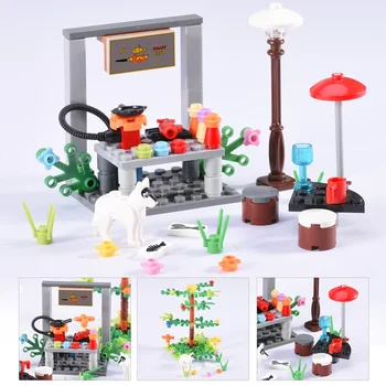 City Series Fish Bone Bricks Accessories Cup Creactor Street lamp Toys For Children Dog Animals Trees MOC
City Series Fish Bone Bricks Accessories Cup Creactor Street lamp Toys For Children Dog Animals Trees MOC