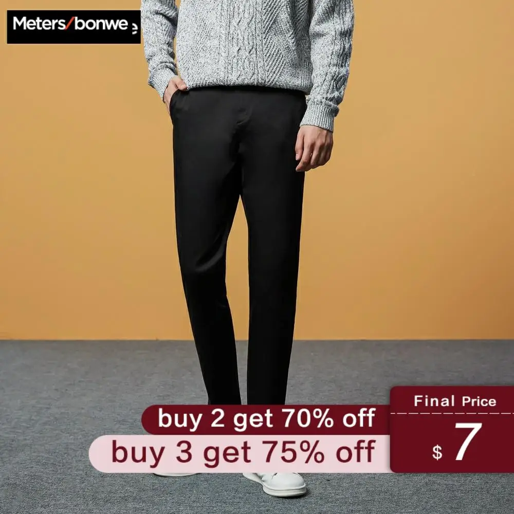 METERSBONWE Men Pants Spring Summer Korean Tide Chic Slim Fit Chinos Fashion Male Brand Trousers
METERSBONWE Men Pants Spring Summer Korean Tide Chic Slim Fit Chinos Fashion Male Brand Trousers