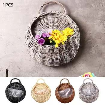 Wicker 23*18cm Vase Container Rattan Vase Basket Durable Eco-Frendly Hallway Natural Materials Handmade Wall Decor
Wicker 23*18cm Vase Container Rattan Vase Basket Durable Eco-Frendly Hallway Natural Materials Handmade Wall Decor