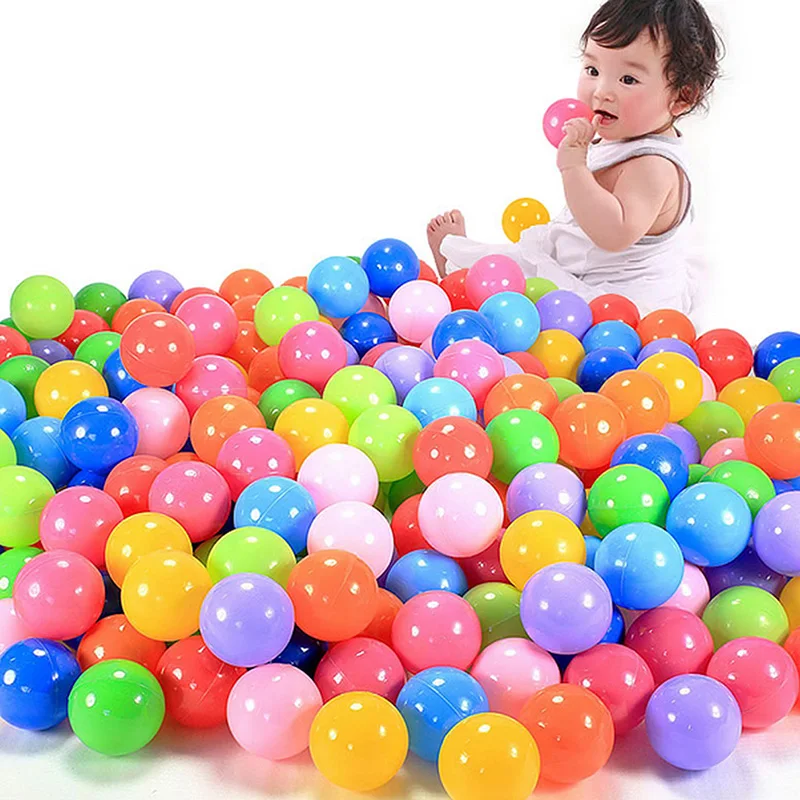 100 pcs Colorful Fun Ball Soft Plastic Ocean Baby Kid Toy Swim Pit New 24BE | Игрушки и хобби