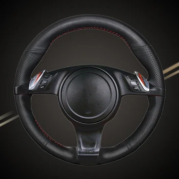 Car Braid On The Steering Wheel Cover for Porsche Cayenne Panamera 2010 2011 Auto Braiding Wheel Covers Accessories Car-styling
Car Braid On The Steering Wheel Cover for Porsche Cayenne Panamera 2010 2011 Auto Braiding Wheel Covers Accessories Car-styling