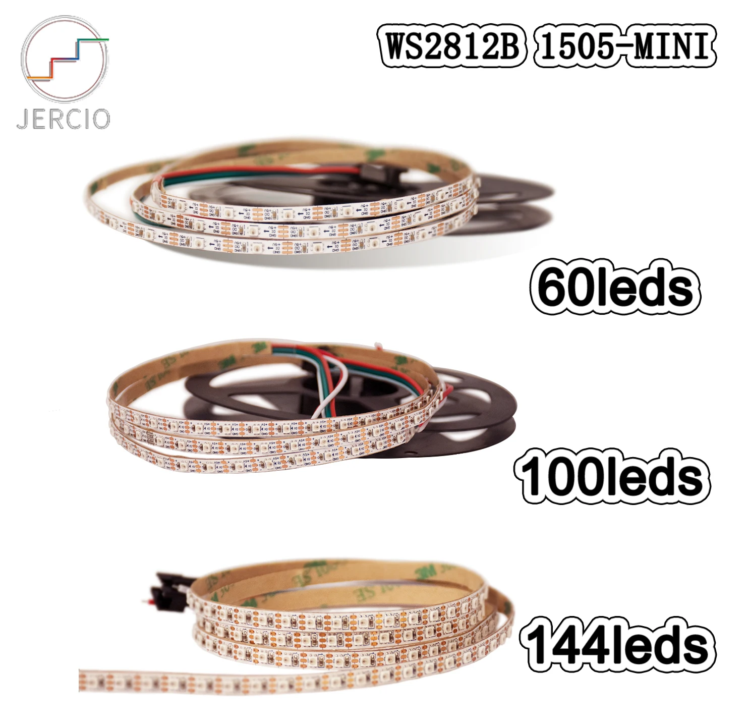 JERCIO WS2812B-MINI like SK6812 IC 144 leds/pixel/m;dream individual addressable led strip IP30 DC5V Can be customized your like
JERCIO WS2812B-MINI like SK6812 IC 144 leds/pixel/m;dream individual addressable led strip IP30 DC5V Can be customized your like