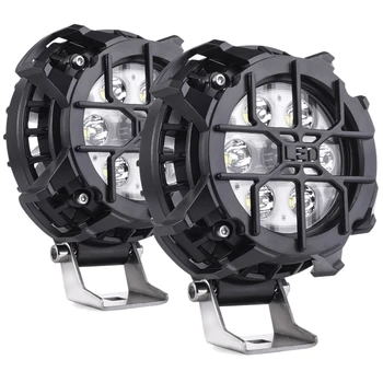 2Pcs 48W LED Spot Pods Round Work Light Bar Spot Off Road Driving Fog Lamp Bright 4000LM Light for Truck Car ATV SUV ATV Jeep Bo
2Pcs 48W LED Spot Pods Round Work Light Bar Spot Off Road Driving Fog Lamp Bright 4000LM Light for Truck Car ATV SUV ATV Jeep Bo