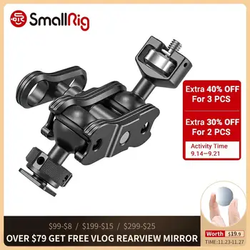SmallRig Quick Release Cold Shoe Adjustable Friction Articulating Magic Arm w/ Double Ballheads (1/4" Screw & Cold Shoe) 2394
SmallRig Quick Release Cold Shoe Adjustable Friction Articulating Magic Arm w/ Double Ballheads (1/4" Screw & Cold Shoe) 2394