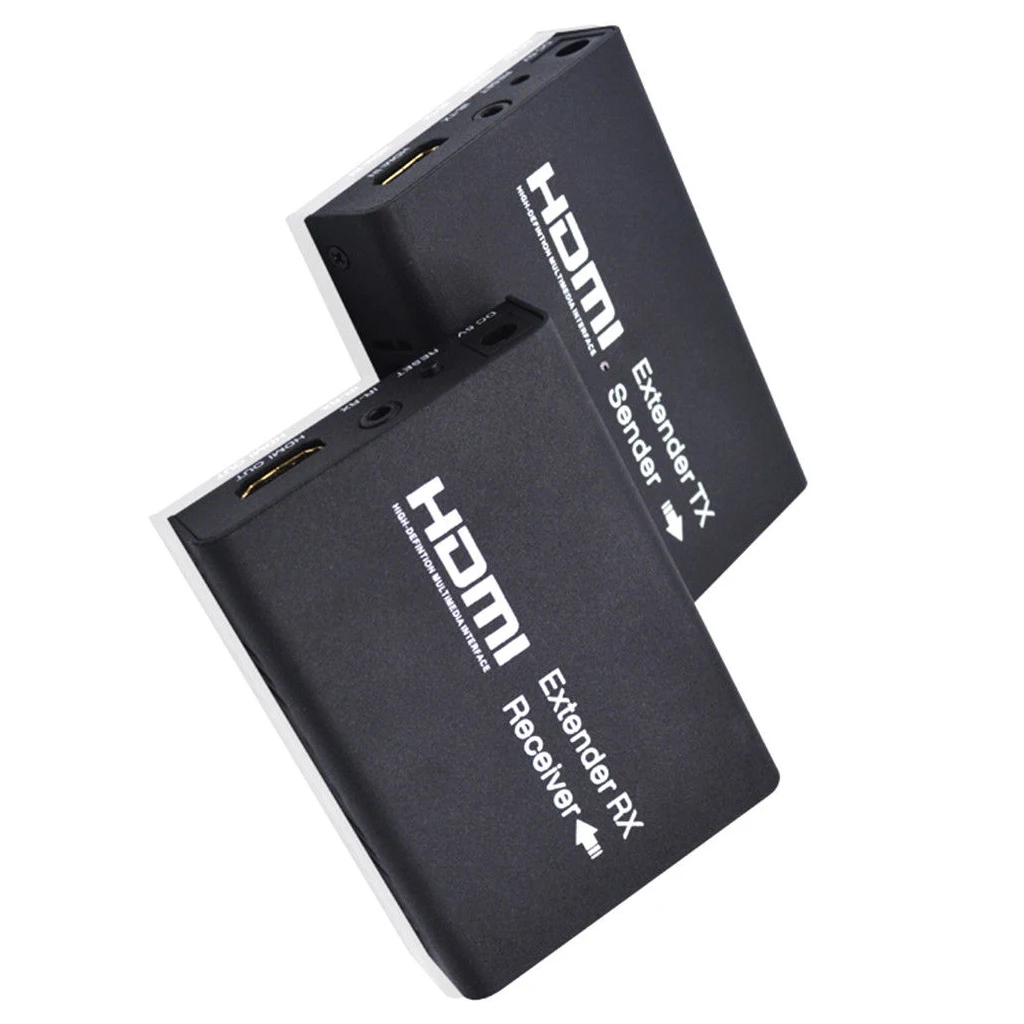 HDMI Extender Over Single Cat5e/6 UTP Ethernet Cable Up To 100m For 1080p
HDMI Extender Over Single Cat5e/6 UTP Ethernet Cable Up To 100m For 1080p