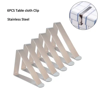 6PCS/Set Stainless Steel Tablecloth Clamps Wedding Promenade Table Cover Holder Clip Desk Table Cloth Tablecloth Cover Clip 
6PCS/Set Stainless Steel Tablecloth Clamps Wedding Promenade Table Cover Holder Clip Desk Table Cloth Tablecloth Cover Clip