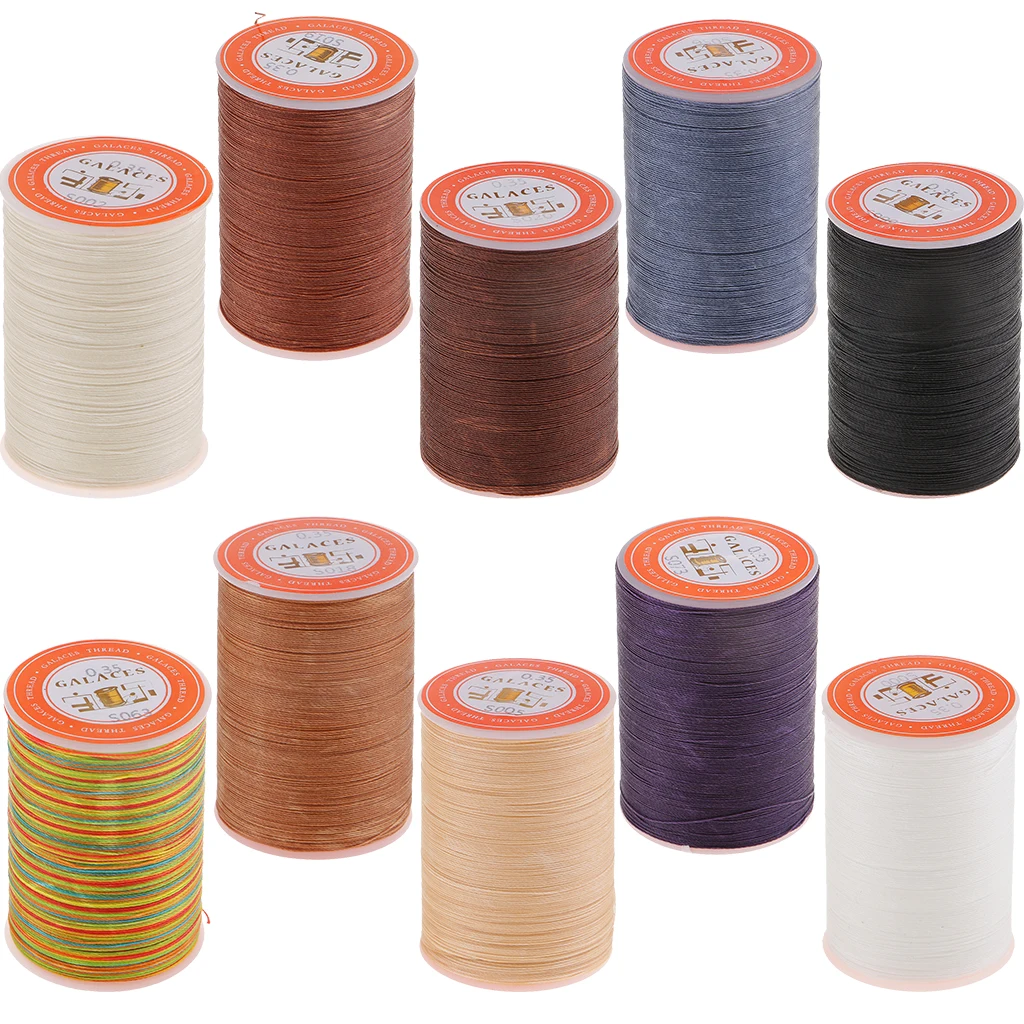 300 Meters 0.35mm Leather Sewing Waxed Wax Thread Hand DIY Stitching Cord Crafts 300 Meters 0.35mm Leather Sewing Waxed Wax Thread Hand DIY Stitching Cord Crafts