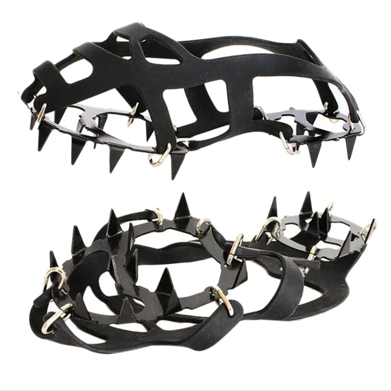 1 Pair 18 Teeth Crampons Non-Slip Ice Snow Climbing Anti-Slip Shoe Covers Spike Cleats Crampons Anti-Slip Overshoes L
1 Pair 18 Teeth Crampons Non-Slip Ice Snow Climbing Anti-Slip Shoe Covers Spike Cleats Crampons Anti-Slip Overshoes L