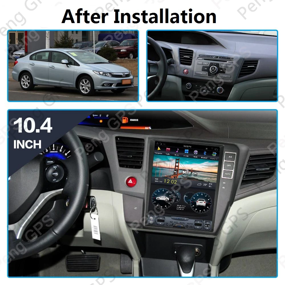For Honda Civic 2012 - 2016 Tesla Screen Android Car Radio 2Din Stereo Receiver Autoradio Multimedia DVD Player GPS Navigation
For Honda Civic 2012 - 2016 Tesla Screen Android Car Radio 2Din Stereo Receiver Autoradio Multimedia DVD Player GPS Navigation