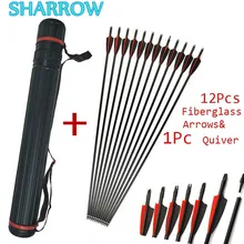 12pcs 30" Spine 500 Fiberglass Arrows with Arrow Quiver Replace Broadheads for Archery Bow Hunting Practice Shooting Accessories
12pcs 30" Spine 500 Fiberglass Arrows with Arrow Quiver Replace Broadheads for Archery Bow Hunting Practice Shooting Accessories