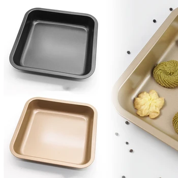 1*Baking Pan 21.2*3.6cm 7.5in Square Cake Tin Non Stick Oven Baking Tray Bakeware Roasting Pan Mould New 
1*Baking Pan 21.2*3.6cm 7.5in Square Cake Tin Non Stick Oven Baking Tray Bakeware Roasting Pan Mould New