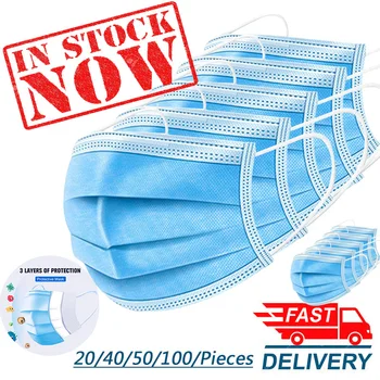20/50/100pcs Face Mouth Anti Virus Mask Disposable Protect 3 Layers Filter Dustproof Earloop Non Woven Mouth Masks Fast Delivery
20/50/100pcs Face Mouth Anti Virus Mask Disposable Protect 3 Layers Filter Dustproof Earloop Non Woven Mouth Masks Fast Delivery