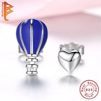 Elegant Blue Hot Air Balloon Silver Heart Stud Earrings 925 Sterling Silver Earrings for Women Christmas Gift Fashion Jewelry
Elegant Blue Hot Air Balloon Silver Heart Stud Earrings 925 Sterling Silver Earrings for Women Christmas Gift Fashion Jewelry