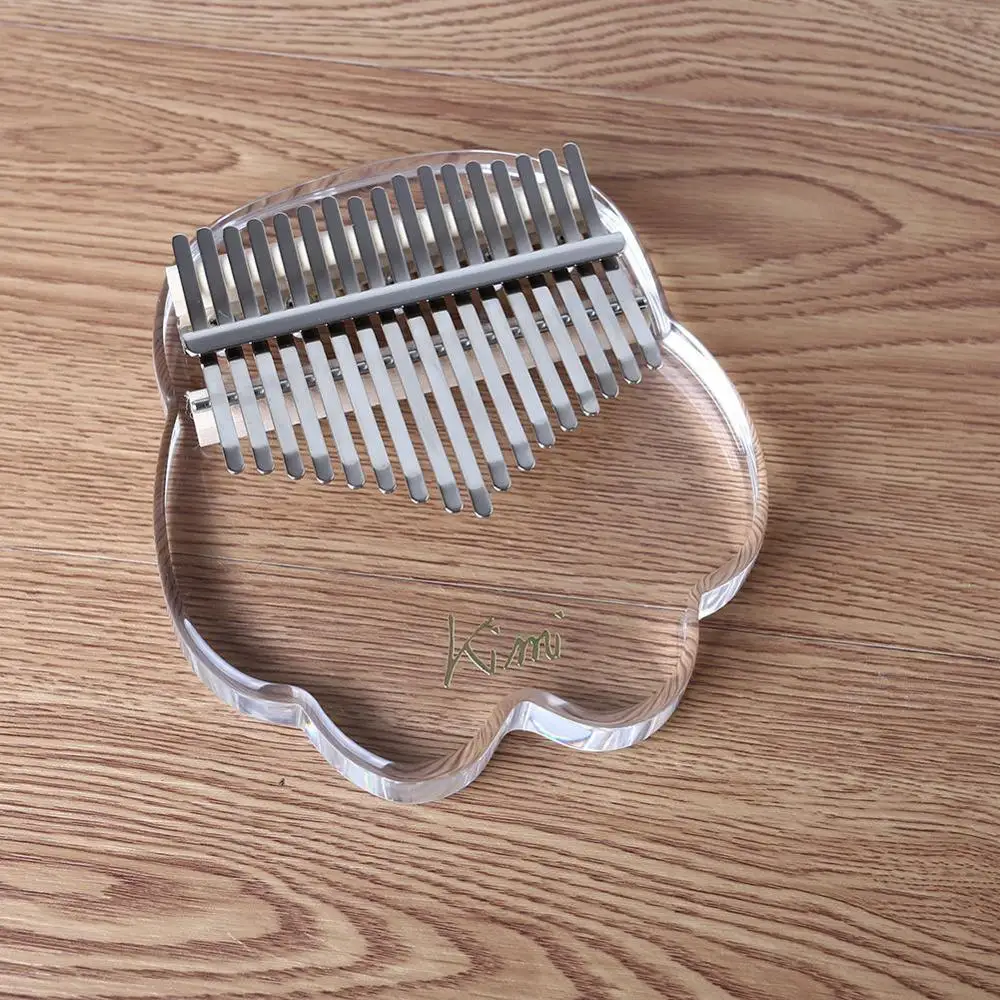 Kimi Cute Cat Claw Shaped Kalimba 17 Key Acrylic Thumb Piano Transparent Keyboard Instrument with Tuner Hammer Kalimba Stickers
Kimi Cute Cat Claw Shaped Kalimba 17 Key Acrylic Thumb Piano Transparent Keyboard Instrument with Tuner Hammer Kalimba Stickers