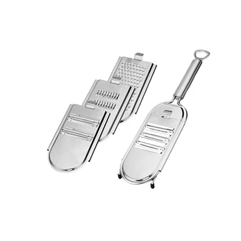 Stainless Steel Chipper Multi Functional Vegetables Fruit Peeler Garlic Slicer Portable Household Manual Chipper Kitchen Baking
Stainless Steel Chipper Multi Functional Vegetables Fruit Peeler Garlic Slicer Portable Household Manual Chipper Kitchen Baking