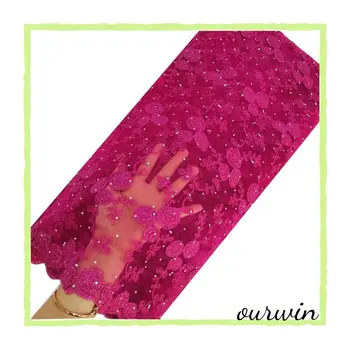 Fushia pink cord lace fabric net material nigerian lace fabrics with rhinestones high quality french tulle lace fabric 5 yards
Fushia pink cord lace fabric net material nigerian lace fabrics with rhinestones high quality french tulle lace fabric 5 yards