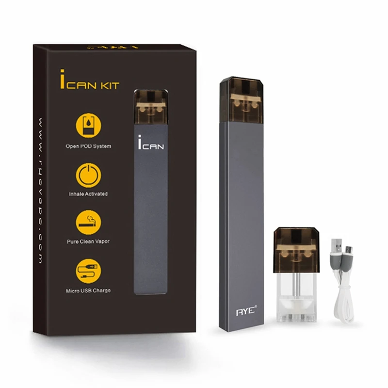 Pod Kit 210mAh Built-in Battery with buckle locking system & 1ml refillable pod Vape vs MINIFIT Kit
Pod Kit 210mAh Built-in Battery with buckle locking system & 1ml refillable pod Vape vs MINIFIT Kit